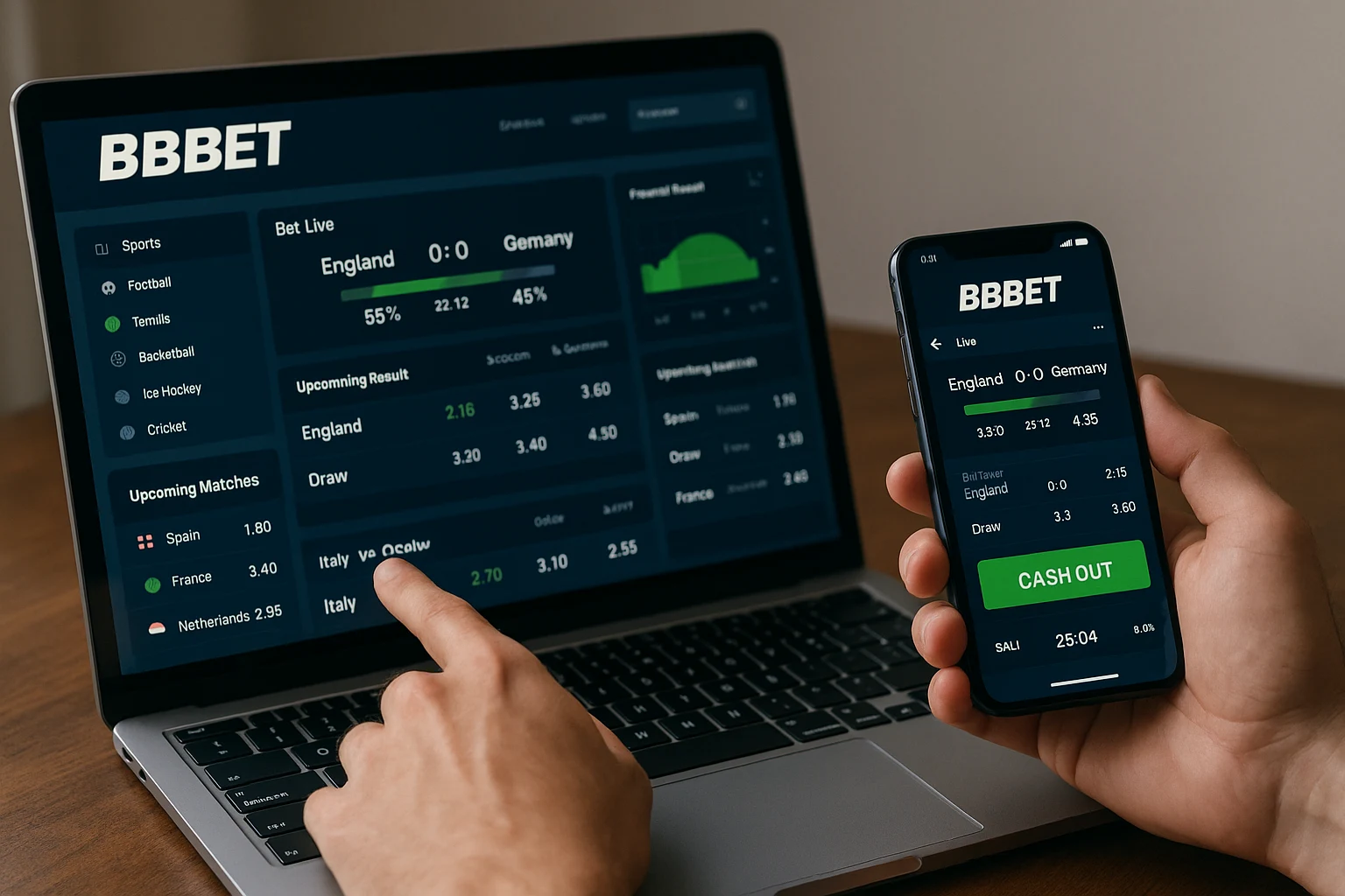 Aposte em apostas esportivas no cassino online BBBET
