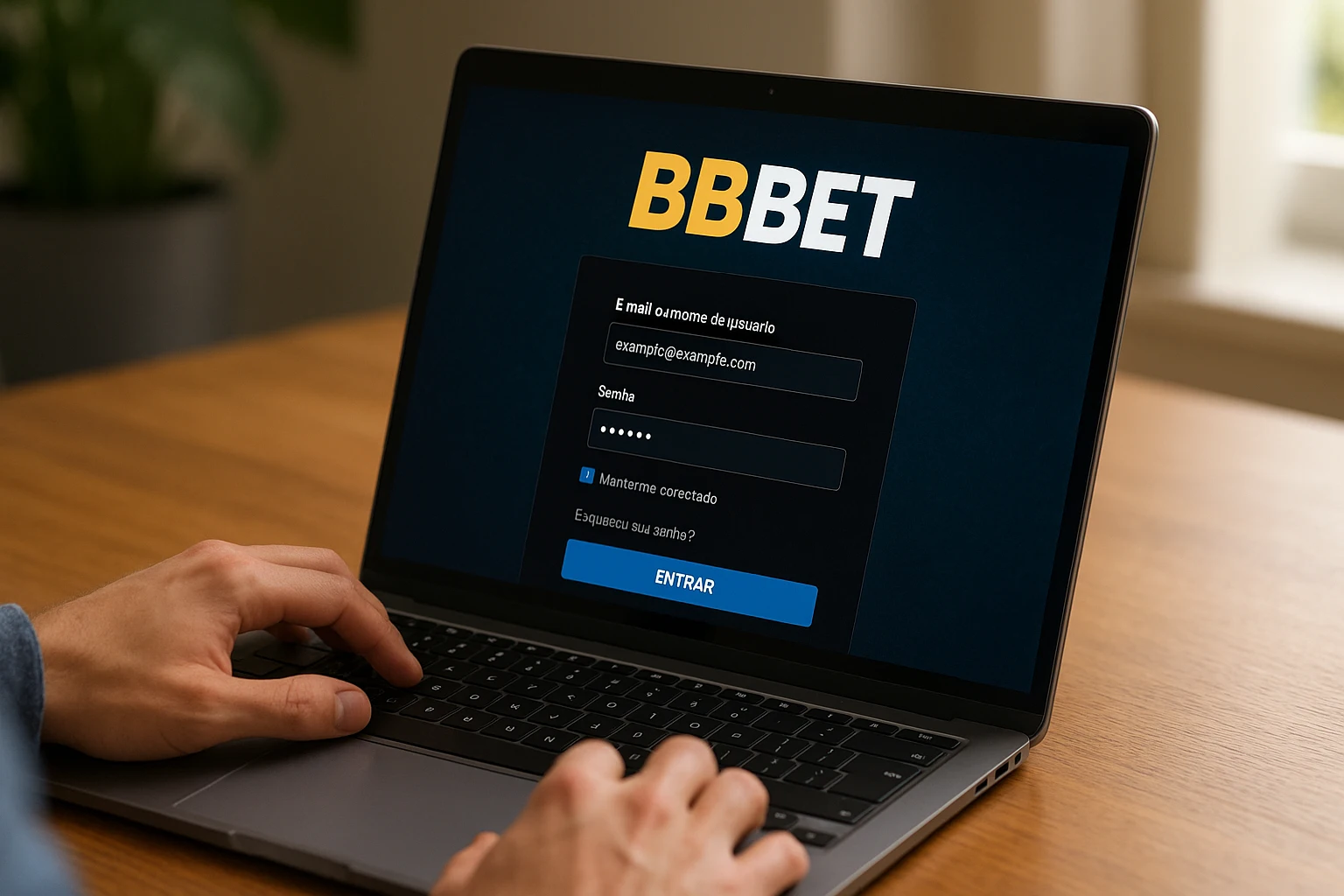 Criar uma nova Conta no plataforma BBBET