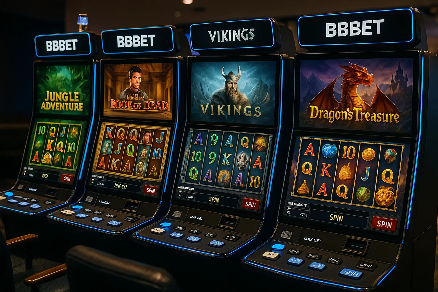 Explore o mundo das slot machines no BBBET Casino